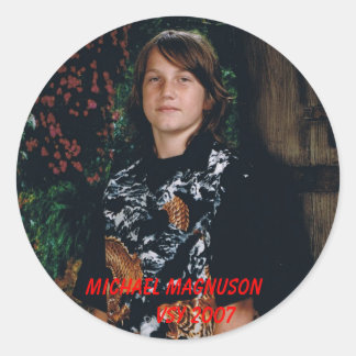 MICHAEL MAGNUSON VSY 2007 RUNDER AUFKLEBER