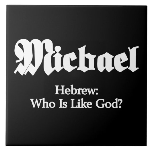 Michael Meaning Fliese (Vorderseite)