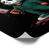 Michael Meowers Halloween Kostüm Funny Beängstigen Poster (Ecke)