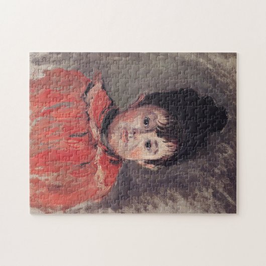 Michael mit Hat und Pom Pom Monet Fine Art Puzzle (Horizontal)