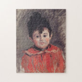 Michael mit Hat und Pom Pom Monet Fine Art Puzzle (Vertikal)