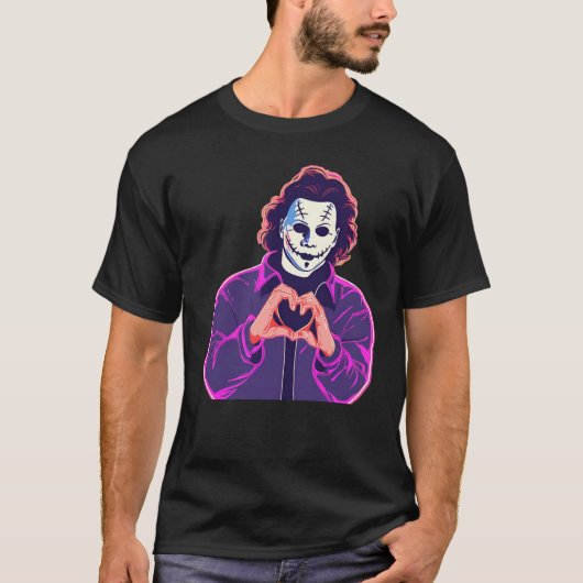 Michael Myers Heart Hands T - Shirt (Vorderseite)