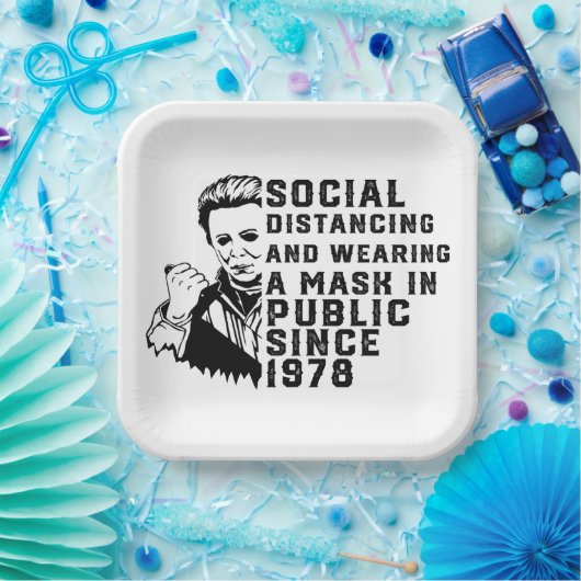 Michael Myers Social Distancing Pappteller (Party)