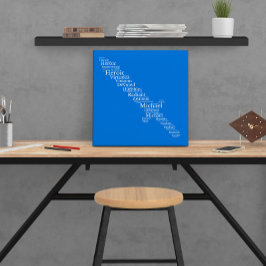 Michael Name Cloud Customizable Poster