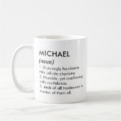 Michael name, Editable name, Custom name Kaffeetasse (Links)