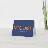 Michael Name in Glows Neon Lights Postcard Karte (Vorderseite)
