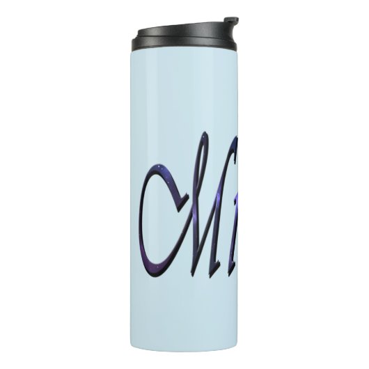 Michael Name, Thermosbecher (Nach links gedreht)