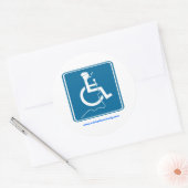 Michael O'Connell Logo-Stickers Groß Runder Aufkleber (Umschlag)