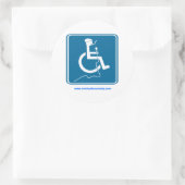 Michael O'Connell Logo-Stickers Groß Runder Aufkleber (Tasche)