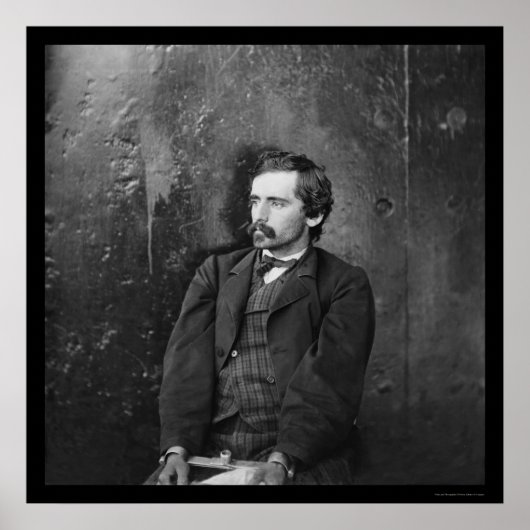 Michael O'Laughlin, Lincoln Conspirator 1865 Poster (Vorne)