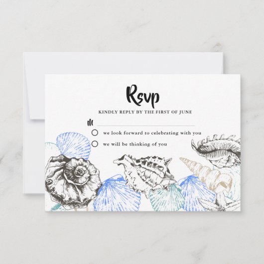 Michael Response Card Einladung (Vorderseite)