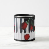 Michael Rose Logo-Tasse mit Klaviertasten Tasse (Zentrum)