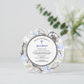 Michael Round Taufe Einladung (Stehend Vorderseite)