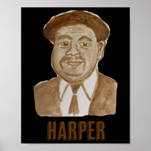 Michael S. Harper Sticker Poster
