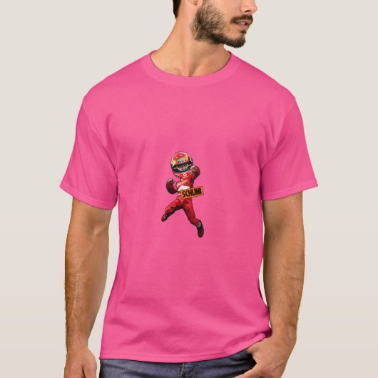 Michael Schumacher Pop Art. T-Shirt (Vorderseite)