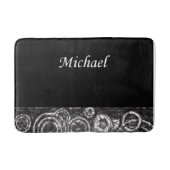 Michael Schwarz-weiß Badewanne Badematte (Vorderseite)