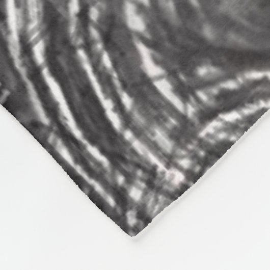 Michael Schwarz-weiß Fleece Decke (Ecke)