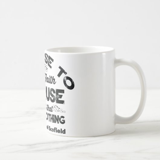 Michael Scofield-Gefängnis Bruch-Tasse Kaffeetasse (Rechts)