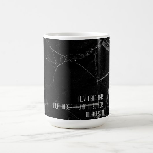 Michael Scott Friendship Inside Joke Modern Coffee Kaffeetasse (Mittel)