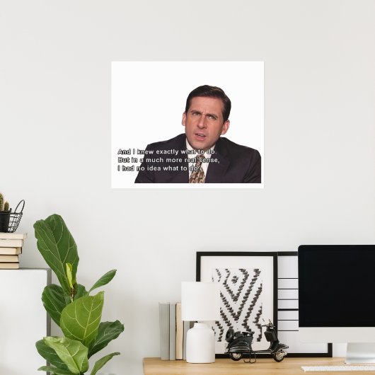 Michael Scott Poster (Heimbüro)