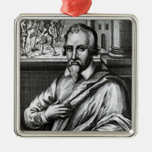 Michael Servetus Silbernes Ornament