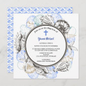 Michael Square Taufe Einladung (Vorne/Hinten)