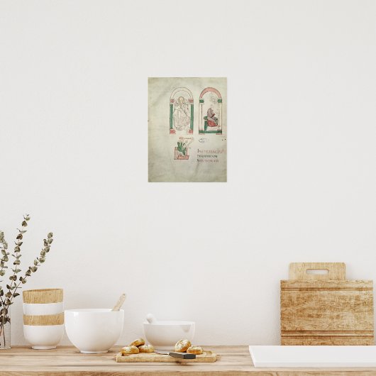 Michael, St. Augustine und St. David Poster (Küche)