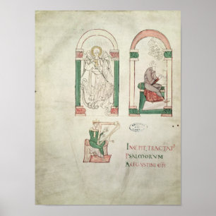 Michael, St. Augustine und St. David Poster