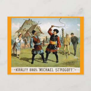 "Michael Strogoff" Vintage Theaterplakat Postkarte