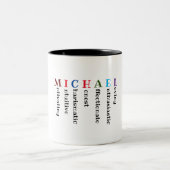 Michael-Tasse Zweifarbige Tasse (Mittel)