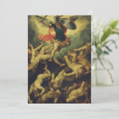 Michael und die gefallenen Engel von Giuseppe Cesa Einladung (Stehend Vorderseite)