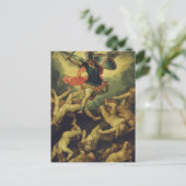 Michael und die gefallenen Engel von Giuseppe Cesa Postkarte (Stehend Vorderseite)