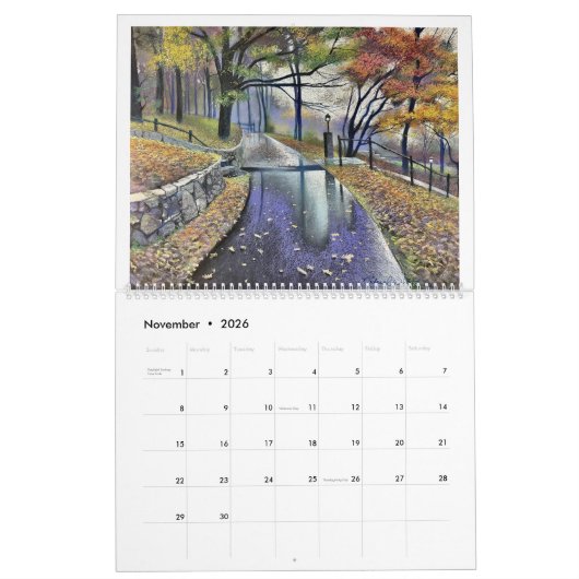 Michael White's Passionate Pastels Calendar 2026 Kalender (Nov 2026)