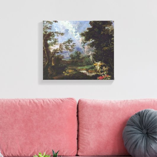 Michael Willmann - Der Traum von Jacob Leinwanddruck (Insitu (Wohnzimmer))