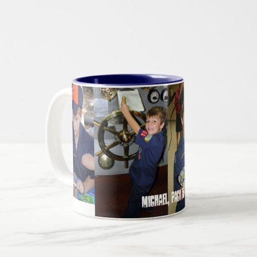 Michael Zweifarbige Tasse (Vorderseite Links)