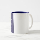 Michaela, Girl Personalized Name Definition Mug Zweifarbige Tasse (VorderseiteRechts)