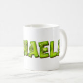 Michaela Name Kiwi Style Tasse Kaffeetasse (VorderseiteRechts)