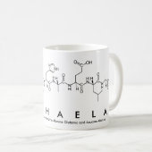 Michaela-Peptidnamen-Tasse Kaffeetasse (VorderseiteRechts)