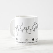 Michaela-Peptidnamen-Tasse Kaffeetasse (Vorderseite Links)