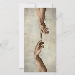 Michaelangelo gibt Schöpfung Adam God