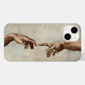 Michaelangelo gibt Schöpfung Adam God Case-Mate iPhone Hülle (Rückseite (Horizontal))