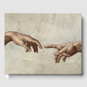 Michaelangelo gibt Schöpfung Adam God Gästebuch