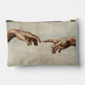 Michaelangelo gibt Schöpfung Adam God Zubehörtasche (Rückseite)