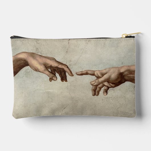 Michaelangelo gibt Schöpfung Adam God Zubehörtasche (Rückseite)