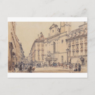 Michaelerplatz und Kohlenstoffmarkt in Wien durch Postkarte