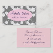 Michaella Entwurf Visitenkarte (Vorne/Hinten)