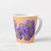 Michaelmas Daisy Cust Orange Latte Tasse (Rechte Ecke)