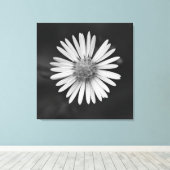Michaelmas Daisy Flower Canvas Print Leinwanddruck (Insitu (Holzboden))