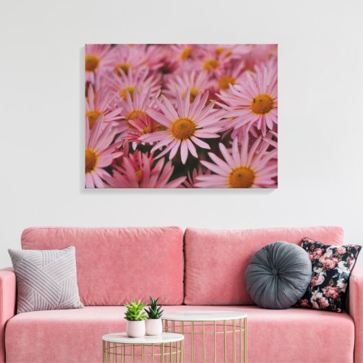 Michaelmas-Daisy-Leinwanddruck Leinwanddruck (Insitu (Wohnzimmer))