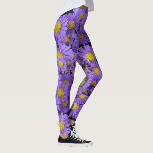 Michaelmas Daisy Pattern Legging Leggings (Rechts)